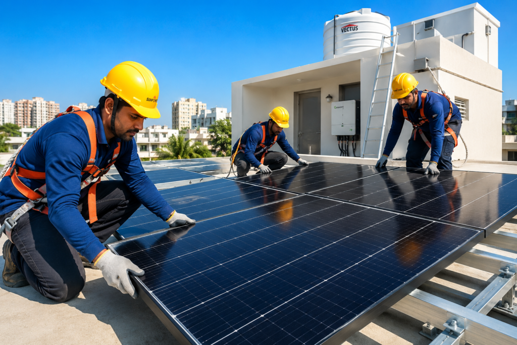 Solar Seva Kendra professional solar panel installation in Bhiwadi Alwar,Gurgaon Haryana and delhi NCR